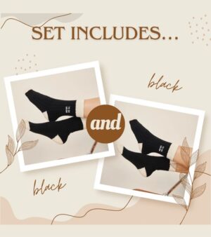 TOBEWARM Socks – Wool blend warmth for subzero temps. - Black