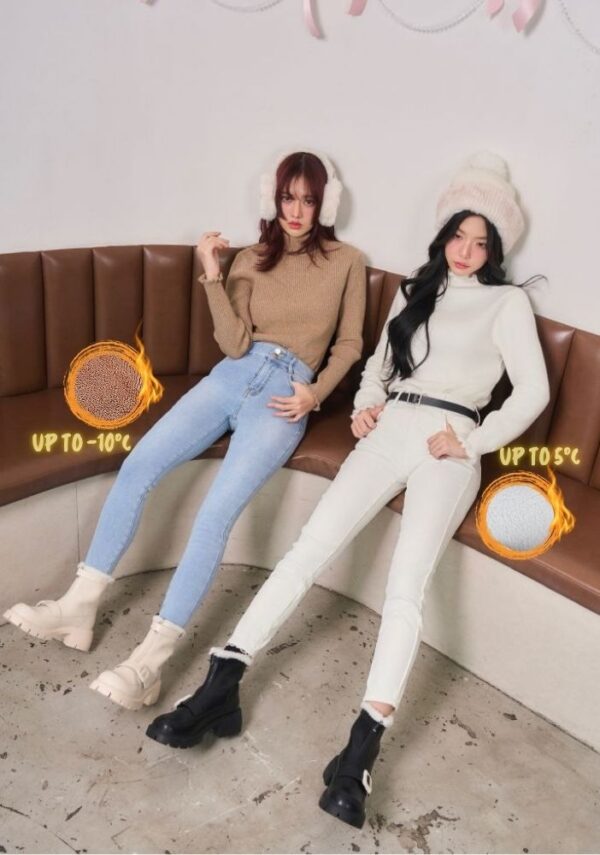 Skinny Jeans Extra & Ultra Warm – Thin or thick fleece...choose your warmth.