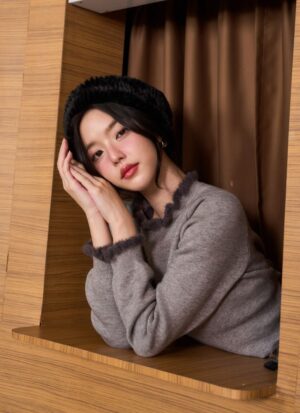 Toasty Fleece Knit - Thick fleece lining - Grey