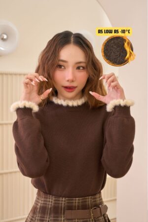 Toasty Fleece Knit - Thick fleece lining