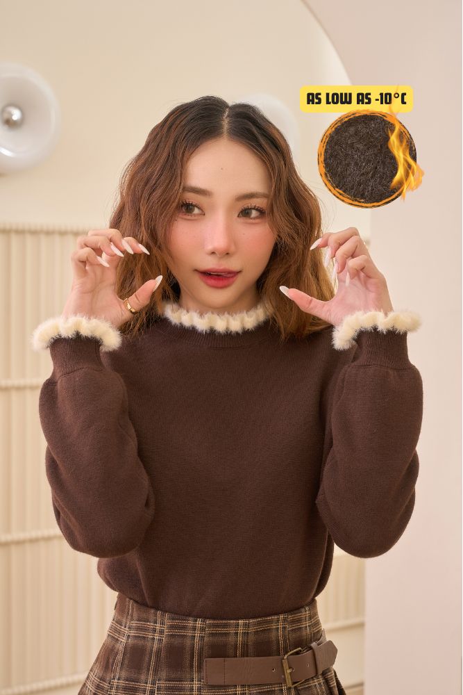 Toasty Fleece Knit - Thick fleece lining