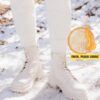 Snow Leather Boots – Genuine leather with fleece lining, durable and slip-resistant for snowy conditions.