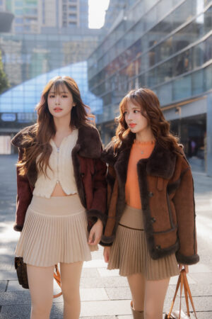 Mini Twinkle Skirt - Premium Wool with Built-in Shorts