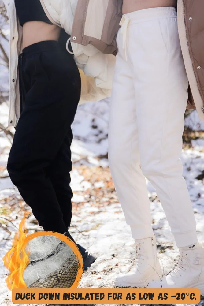 Frost Guard Trousers - Windproof design with 90% white duck down