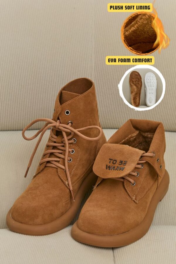 Miki Suede Boots - High Top or Fold Down Dual Design