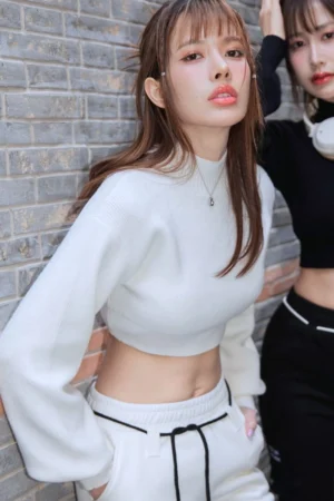 Luca Crop Top Sweater - Ultra-soft knit that feels smooth and cozy.