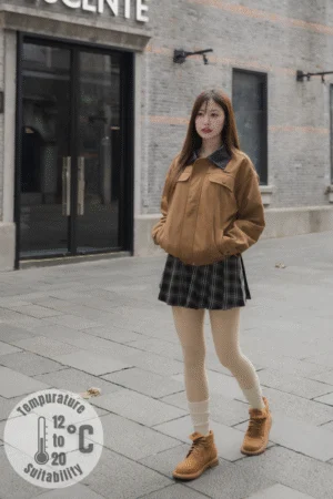 Cozy Latte Street Style