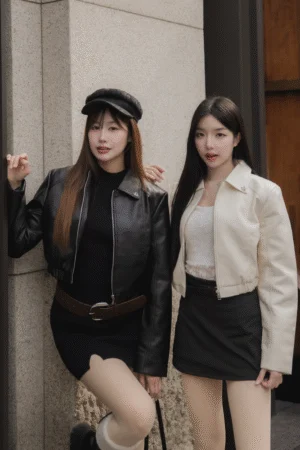 Zyra Crop Jacket Leather - Premium PU Cropped Jacket.