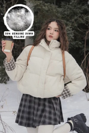 Cordy Scott Jacket - A corduroy jacket filled with 50% genuine down.