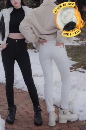 Premium Skinny Jeans - Thick fleece lining for as low as –10°C.